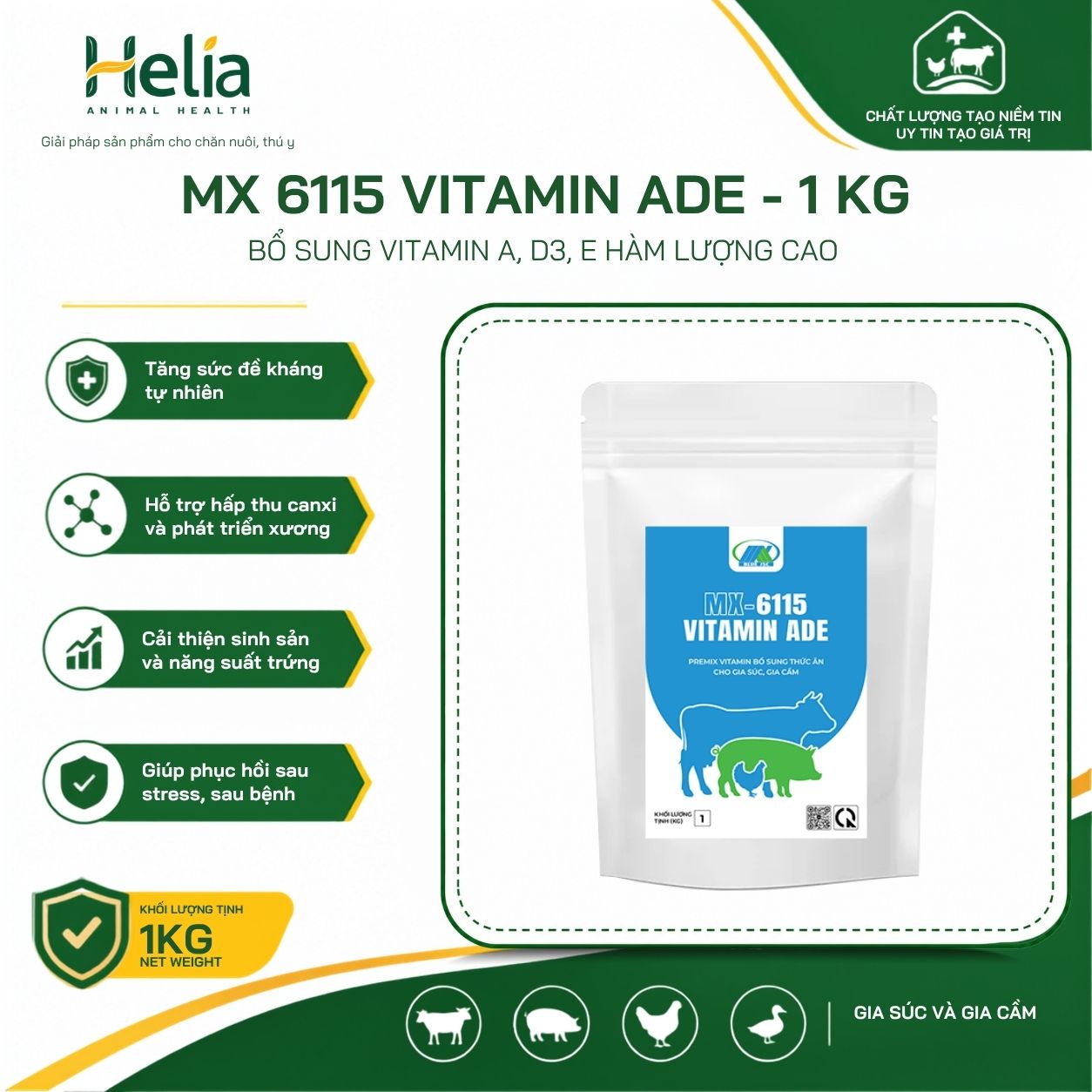 MX 6115 Vitamin ADE của Helia