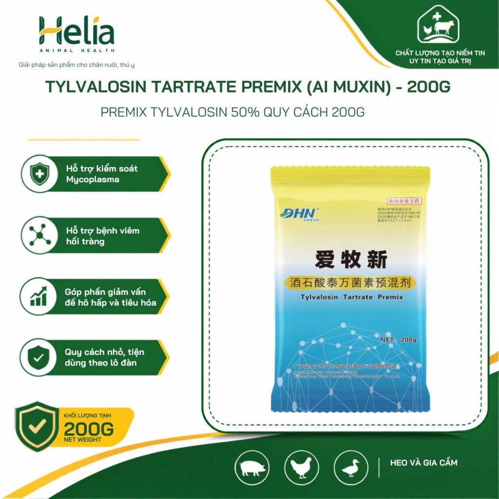 TYLVALOSIN TARTRATE PREMIX (AI MUXIN)